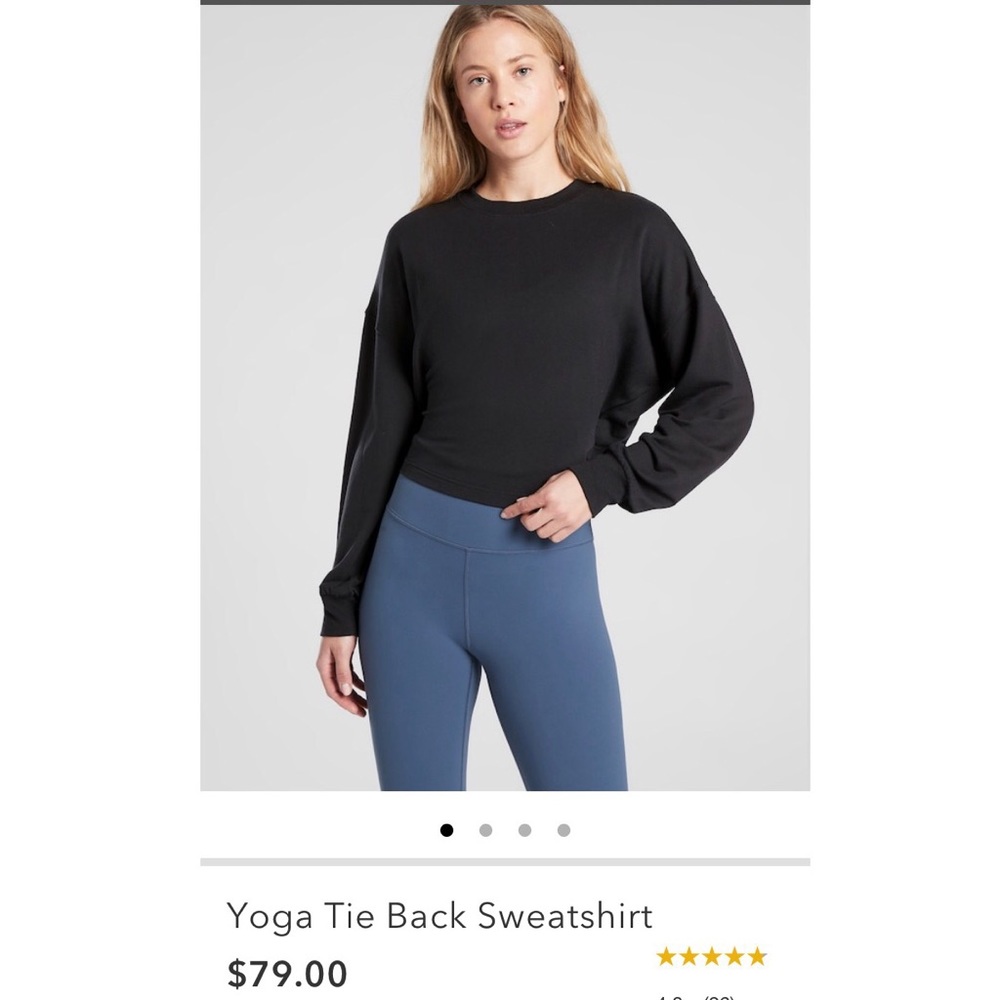 Athlete Tie Sweatshirt